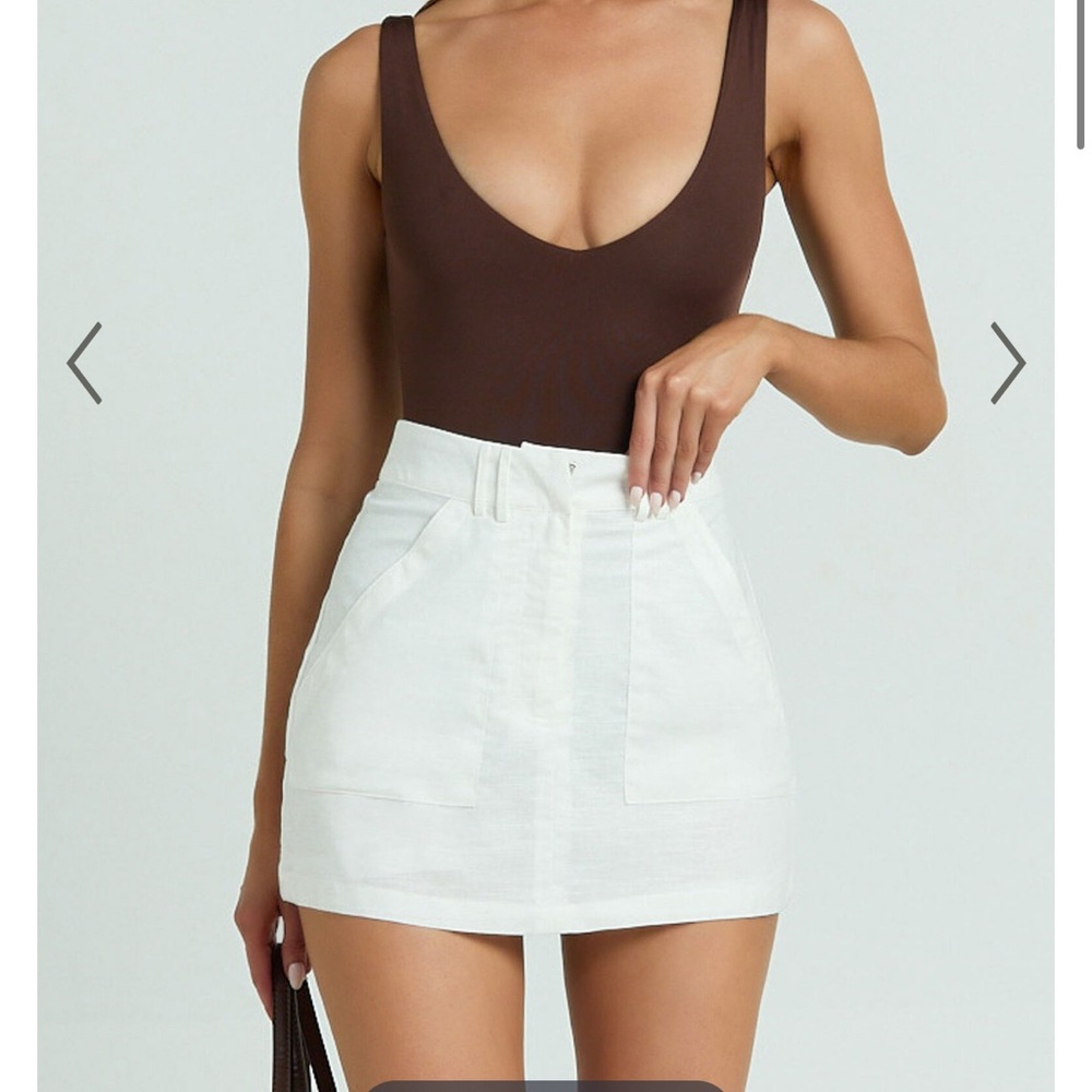 Showpo White Mini Skirt